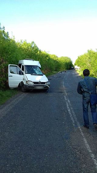 Столкнулись грузовик и микроавтобус: один человек погиб, пятеро ранены (фото)