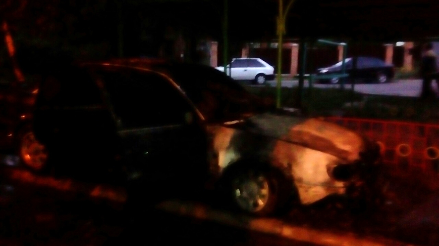 В Полтаве загорелся автомобиль Audi (фото)