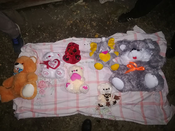 Семья благодарит полицейских, задержавших тех, кто крал игрушки с могилы ребенка