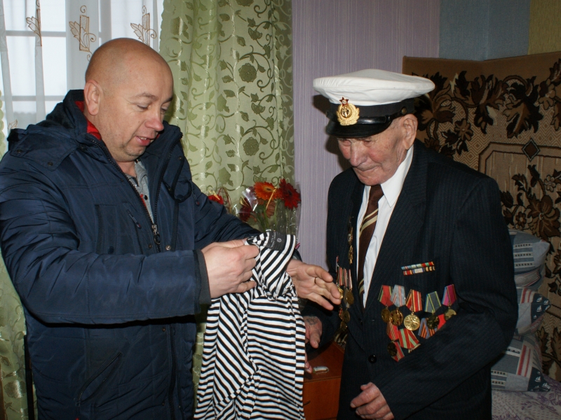 Полтавский моряк отпраздновал 100-летний юбилей (фото)