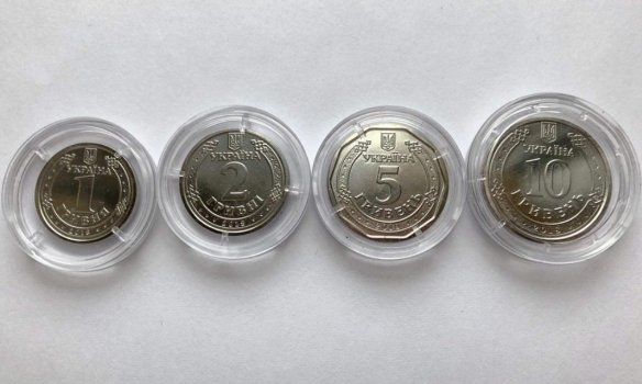 НБУ начнет чеканить монеты номиналом 2, 5 и 10 гривен (фото)