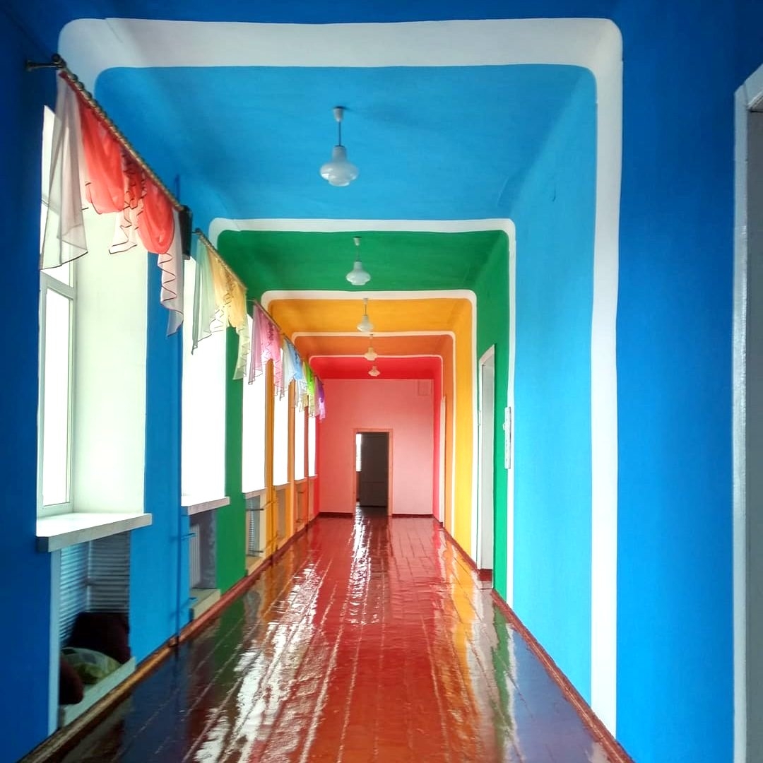 В школе на Полтавщине появился необычный коридор (фото)