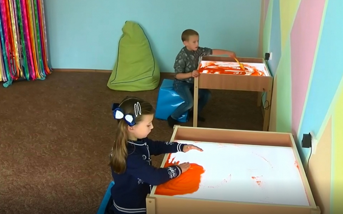 В школе на Полтавщине сделали сенсорную комнату (видео)