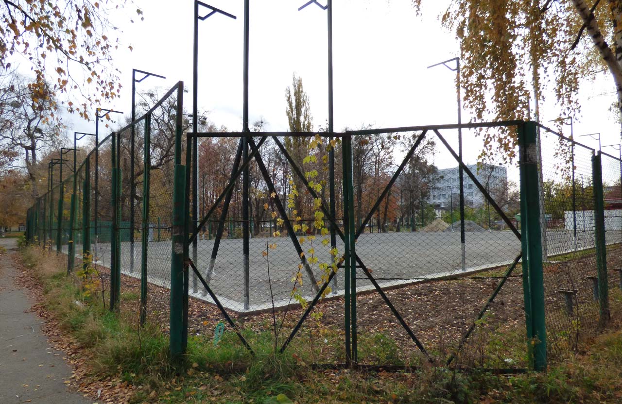В полтавском парке появится поле для мини-футбола