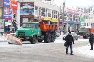 Уборка снега в Кременчуге: цифры