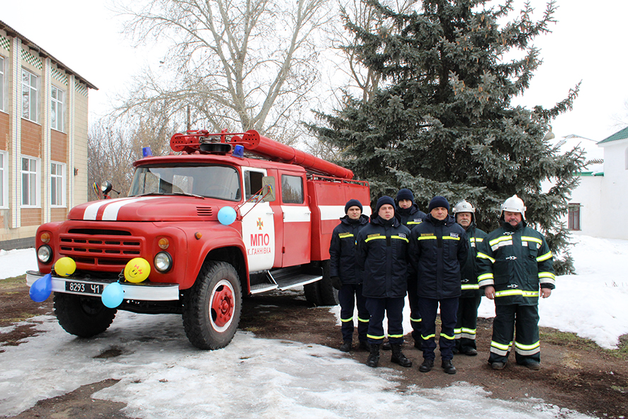 В Зеньковском районе открыли подразделение пожарной охраны