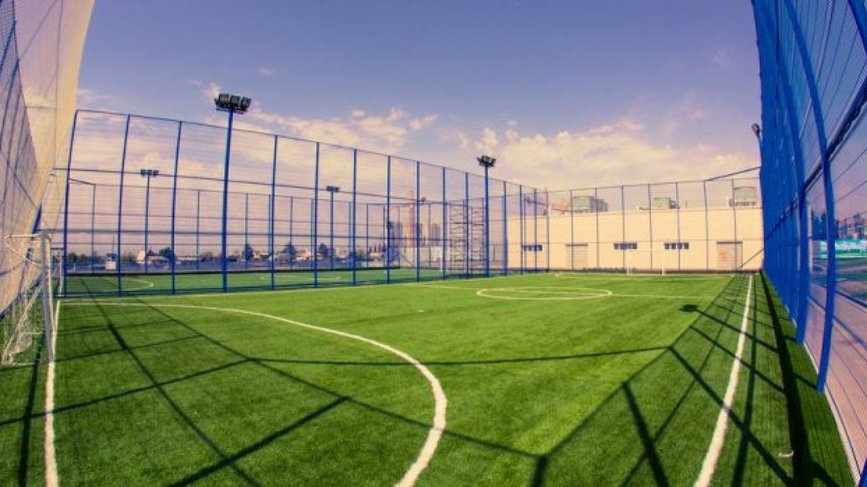 В Глобино откроют мини-футбольное поле