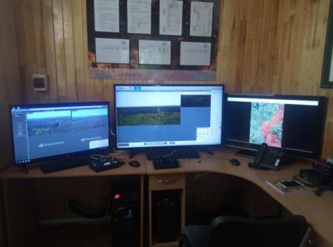 Под Полтавой установили камеры видеонаблюдения за лесными массивами