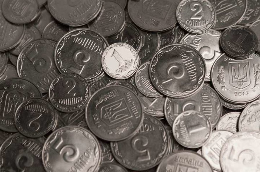 Полтавчане собрали восемь килограммов пятикопеечных монет