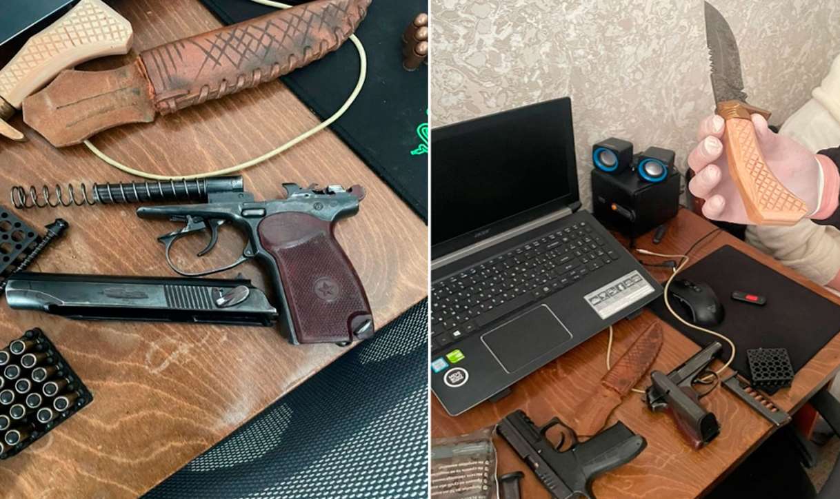 Поліція Полтавщини спільно з УСБУ затримала групу осіб, причетну до незаконного обігу зброї та боєприпасів