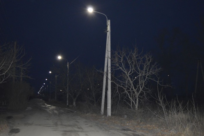 В Горишних Плавнях установили LED-светильники