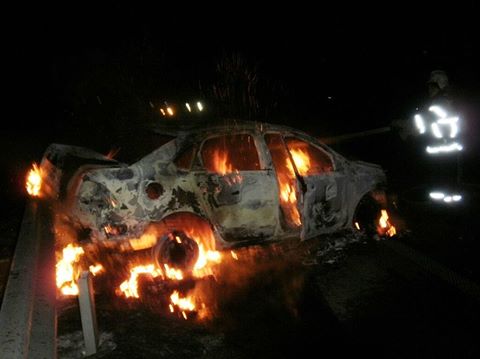 За сутки на Полтавщине сгорели два автомобиля