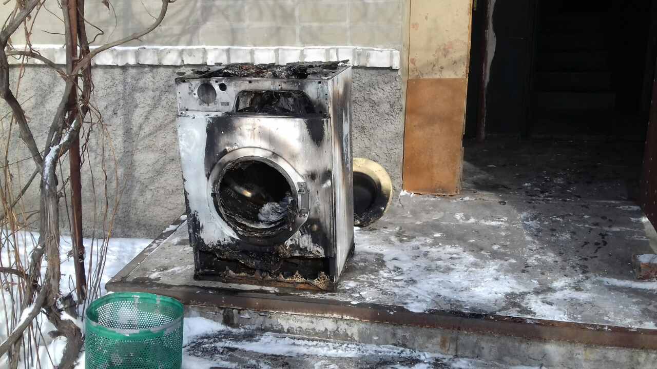 В Горишних Плавнях пожар начался из-за стиральной машины