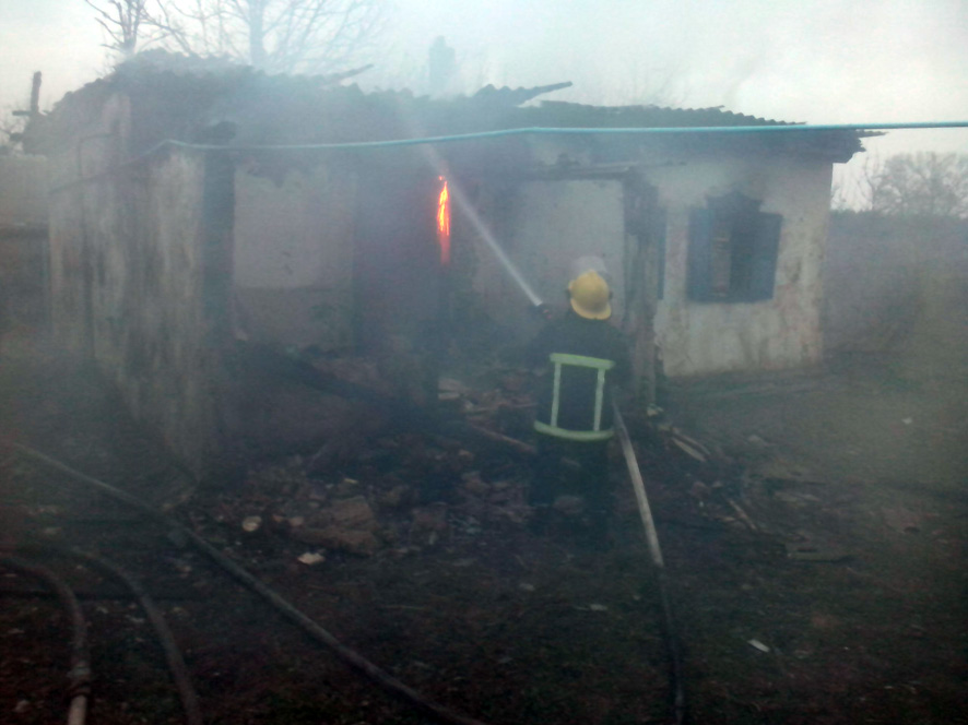 В Новосанжарском районе ночью сгорел дом (фото)