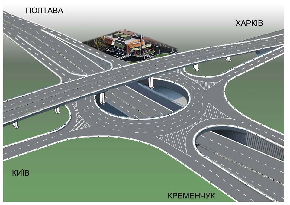 Показали 3D-модель новой развязки на трассе Харьков-Киев (видео)