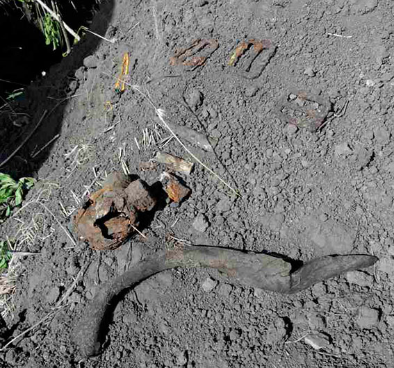 человеческие останки, вторая мировая, нашли человеческие кости полтава