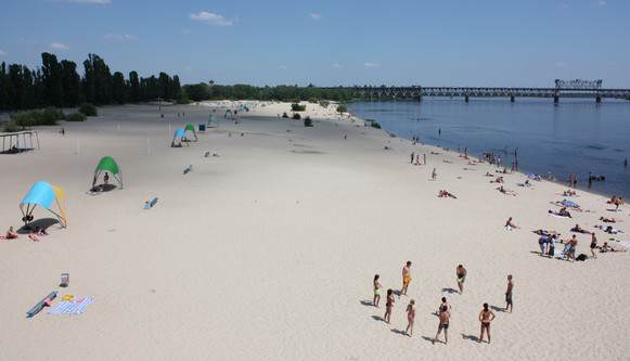 В Кременчуге появится благоустроенный пляж