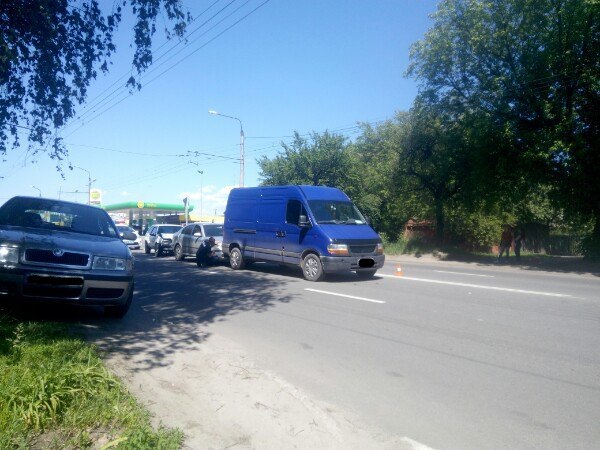 В Полтаве - ДТП с четырьмя автомобилями (фото)