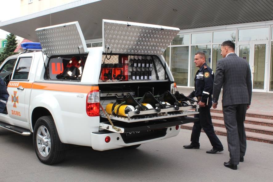 На Полтавщине появилось модернизированное авто спасателей (фото)