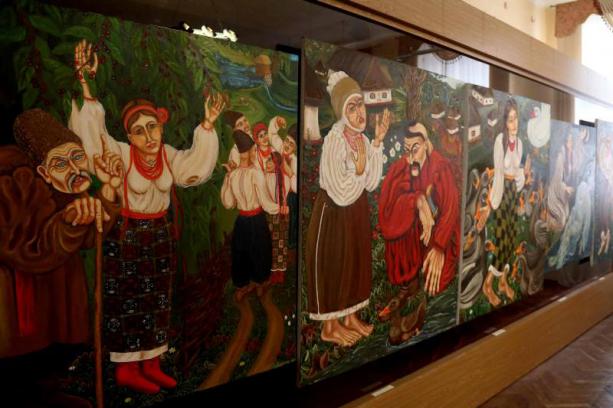 Во Львове проходит выставка художника из Горишних Плавней