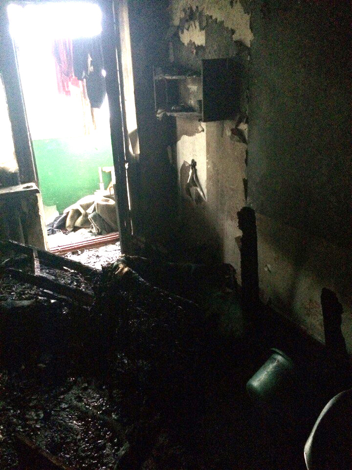 В Миргороде мужчина отравился на пожаре (фото)