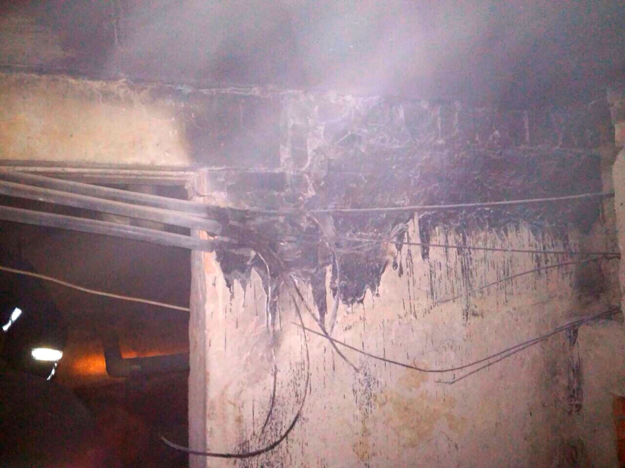 В Полтаве горел подвал многоэтажки (фото)