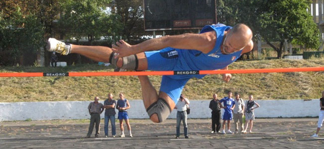 Полтавчанин установил рекорд Украины по прыжкам в высоту