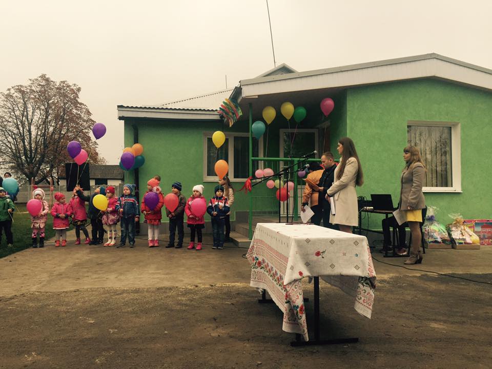 Под Новыми Санжарами открыли детский сад (фото)