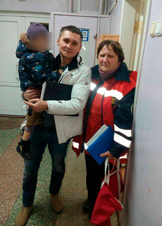 На Полтавщине мать оставила больного ребенка (фото)