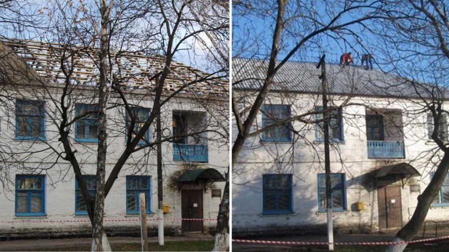 В Семеновке отремонтировали кровлю музея (фото)