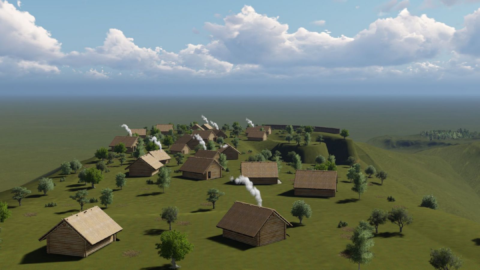 Как выглядело северянское городище на Полтавщине: 3D-реконструкция