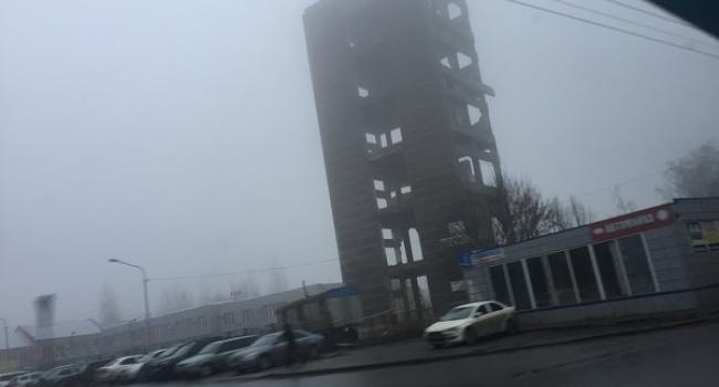 В Полтаве известное здание стало выглядеть постапокалиптически (фото)