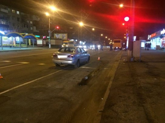 В Кременчуге автомобиль сбил женщину-пешехода