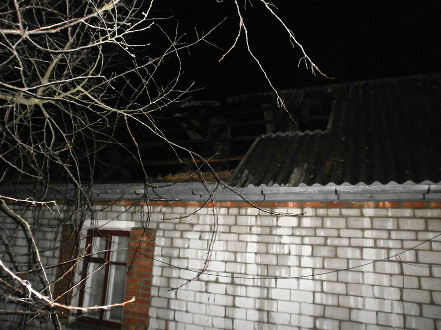 В Гребенке горел жилой дом (фото)