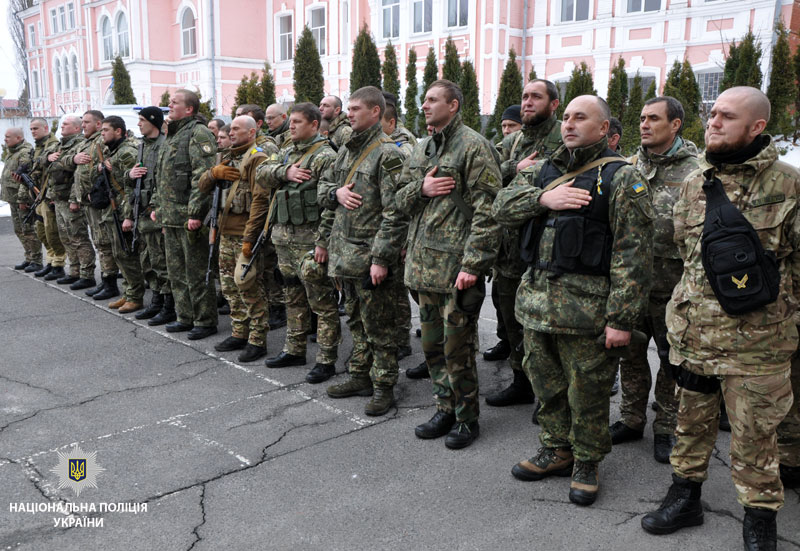 Полтавские полицейские вернулись из зоны АТО (фото)