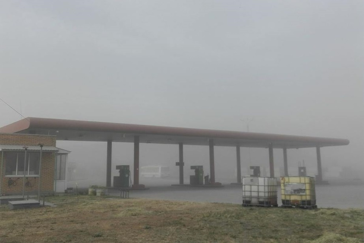 Город на Полтавщине накрыла пылевая буря (фото)