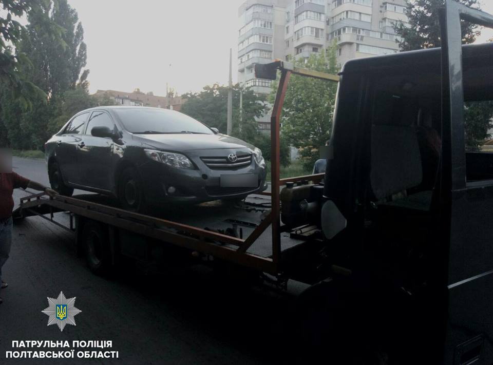 Нетрезвому полтавскому водителю грозит 40 тысяч гривен штрафа