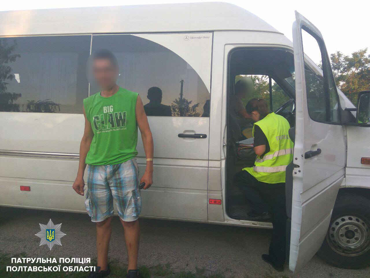 В Полтаве поймали водителя маршрутки под кайфом (фото)