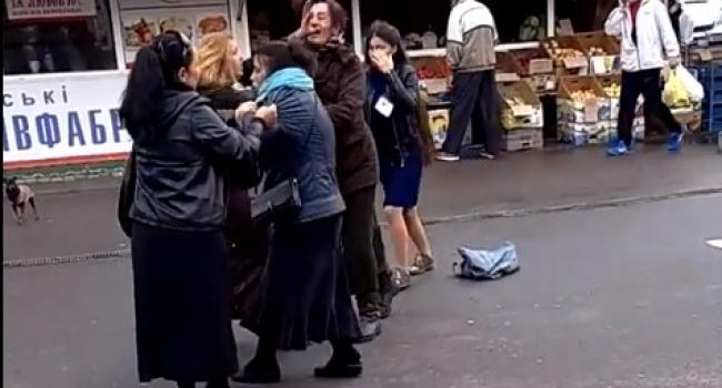 Женщины устроили массовую драку из-за орехов на Полтавщине (видео)