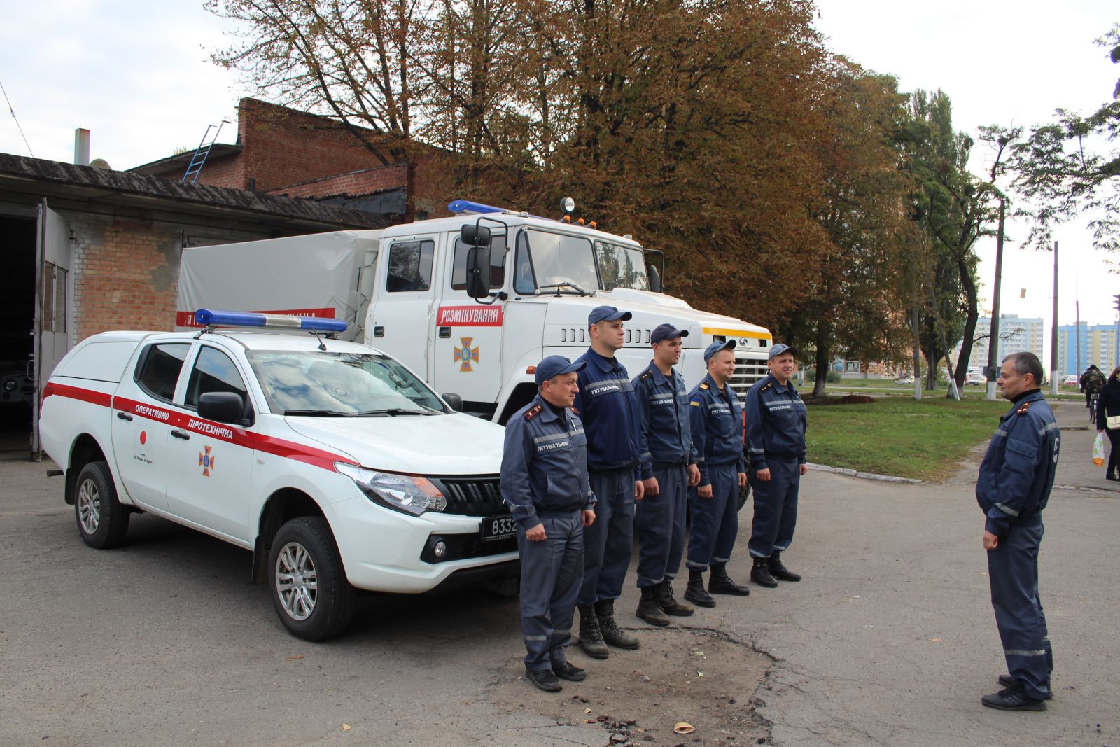 Полтавские пиротехники отправились на помощь в Черниговскую область