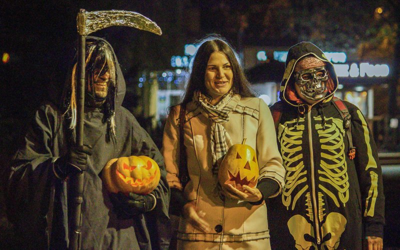 Хэллоуинский забег в Полтаве: фоторепортаж