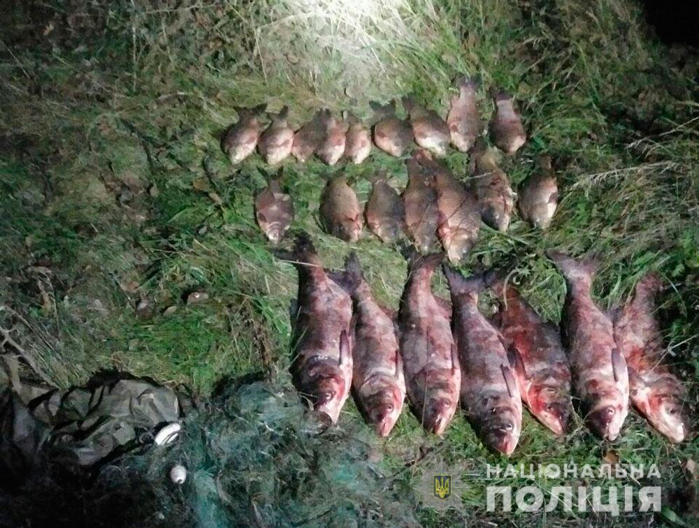 На Полтавщине орудовал рыбный браконьер с сетями (фото)