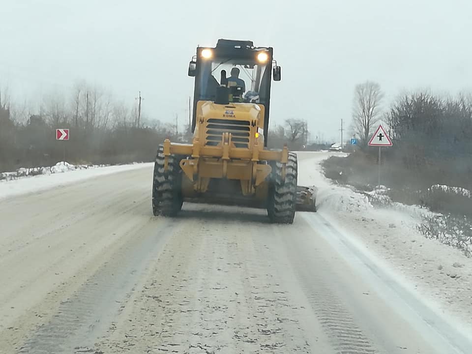 В каких районах области работает снегоуборочная техника