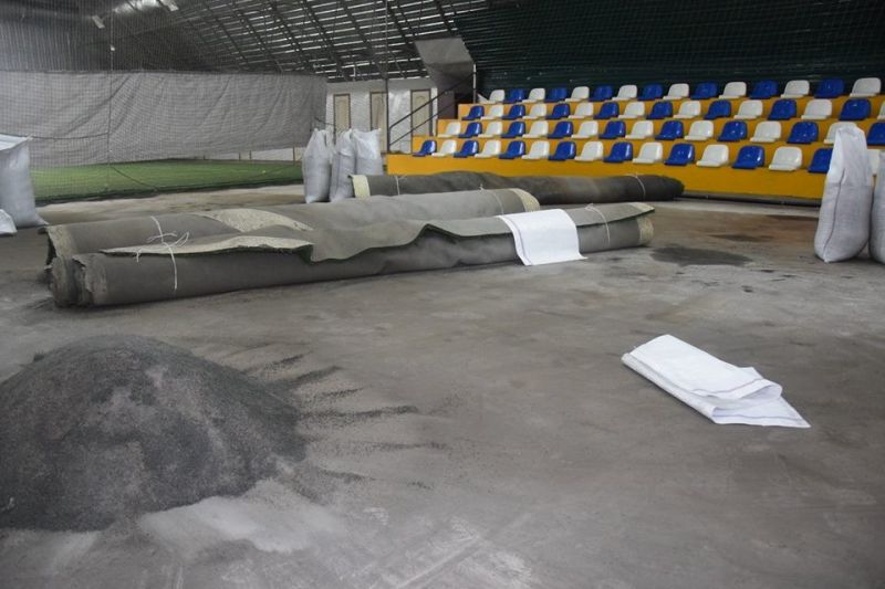 Под Полтавой модернизируют спорткомплекс за 800 тысяч гривен (фото)