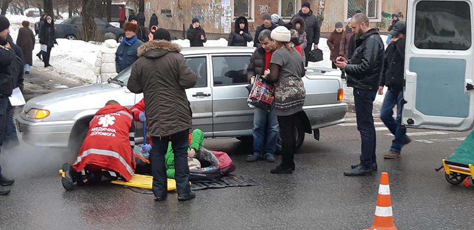 В Полтаве на пешеходном переходе сбили 12-летнюю девочку (фото)