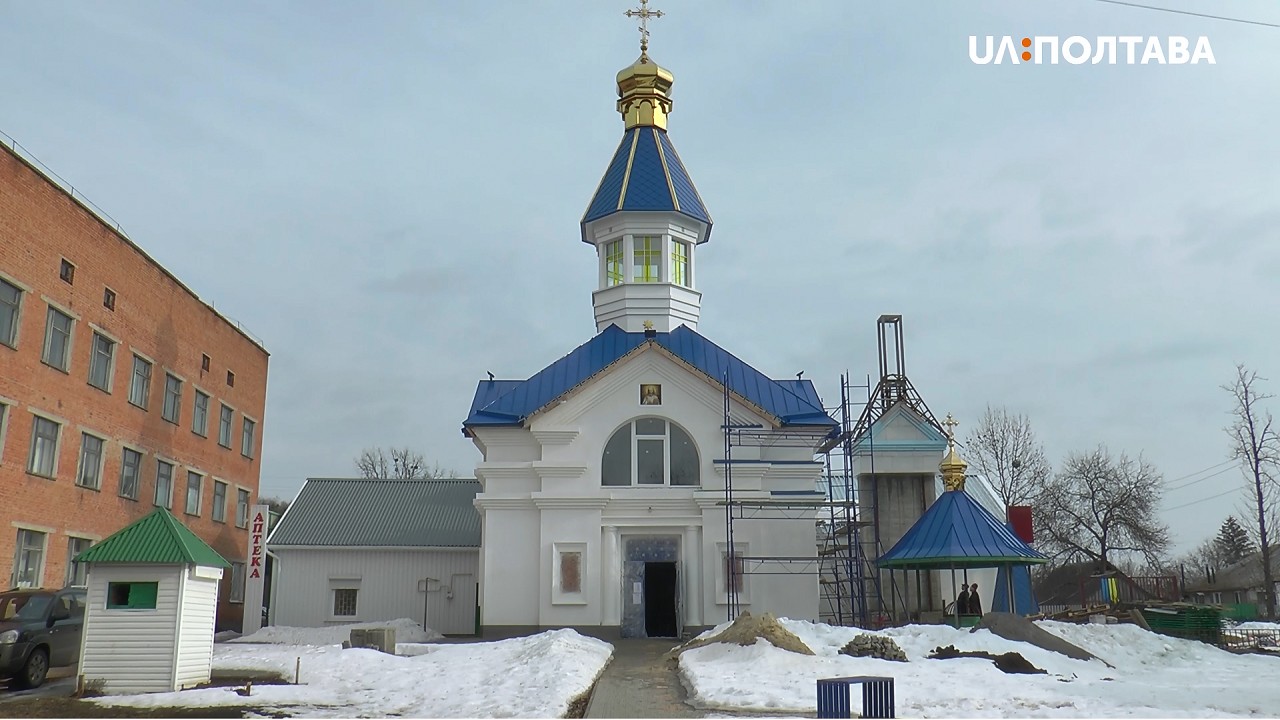 На Полтавщине строят новый храм Православной церкви Украины (фото)