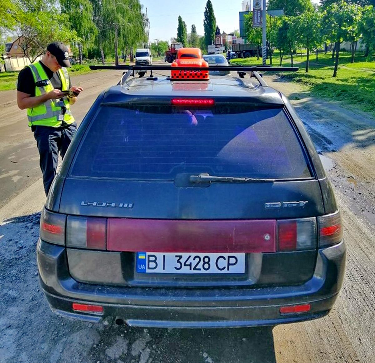 На Полтавщине выявили нелегальных таксистов