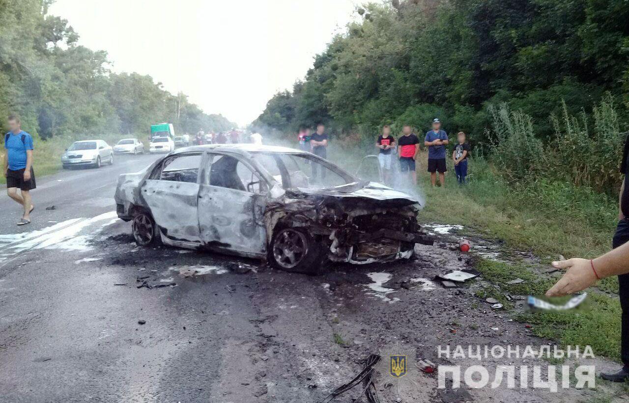 ДТП на Полтавщине: погибла женщина, 4 пострадавших, ребенок в тяжелом состоянии