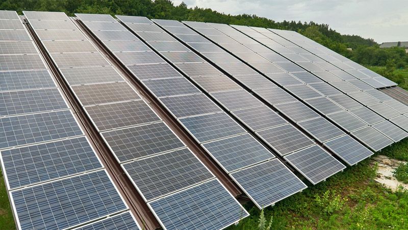 В полтавском селе строят солнечную электростанцию