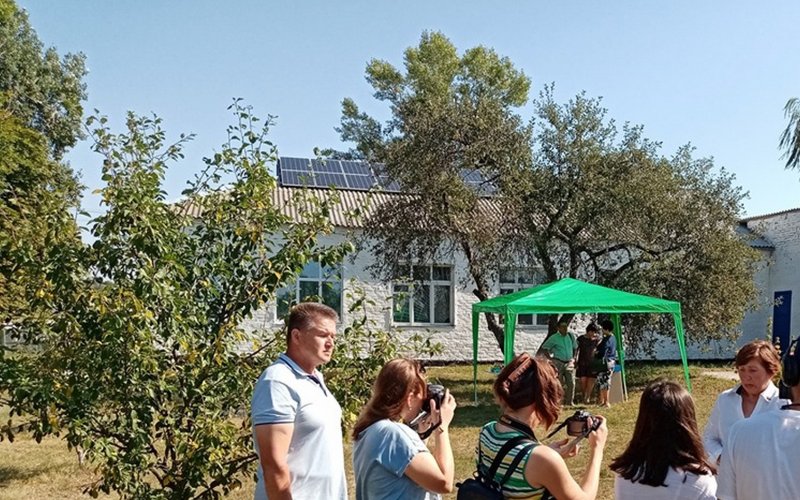 В полтавском селе на крыше школы заработает солнечная электростанция